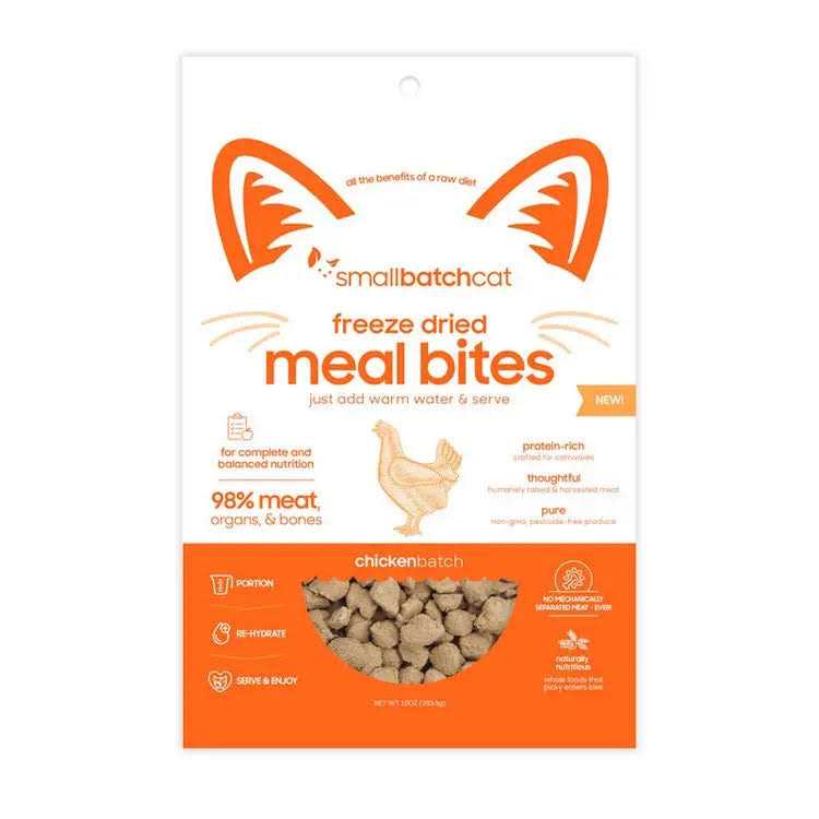 Freeze-Dried Chicken Cat Meal Bites, 10 oz G44908