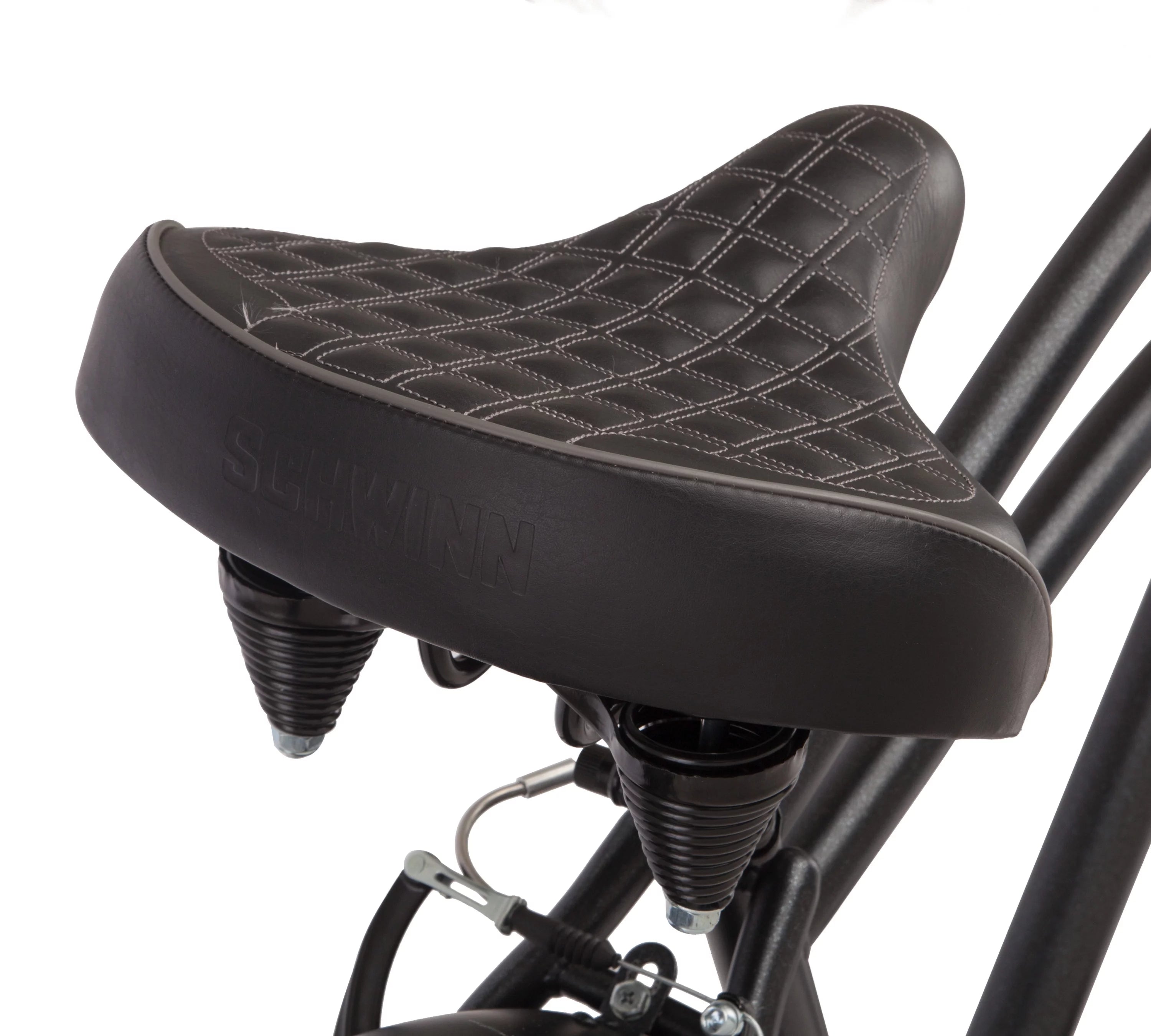 Men's cruiser bike, 29-inch wheels, 7 speeds, black C3776