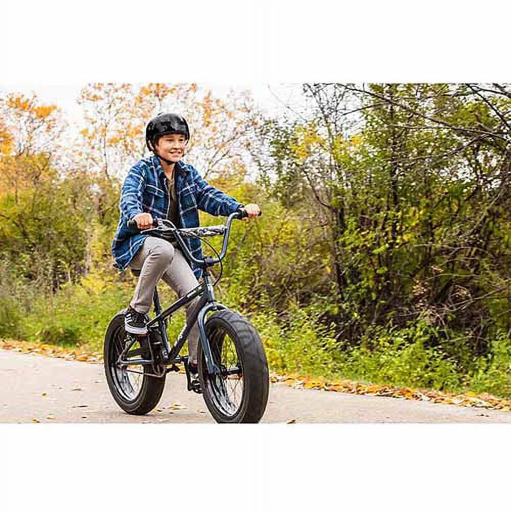 20" Fat Tire Mountain Bike, Black/Gray N276681