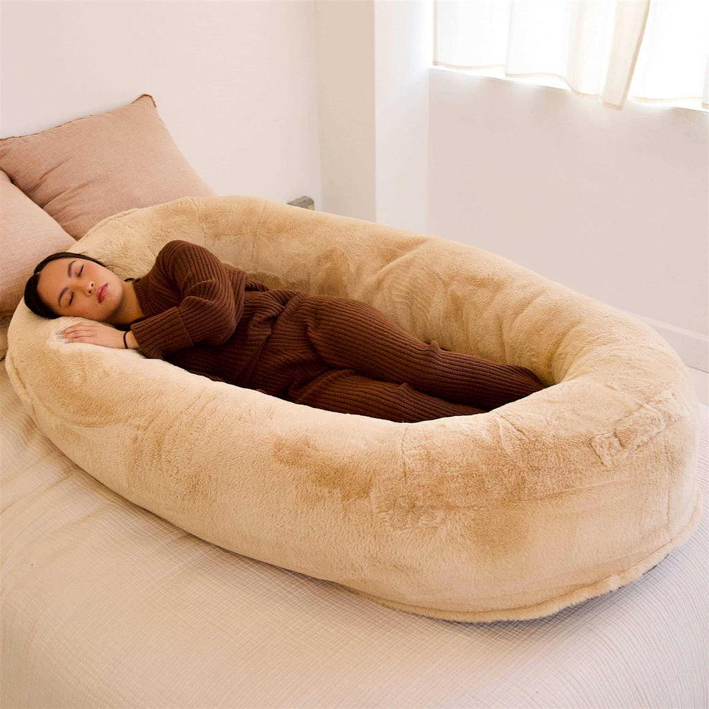 Human Dog Bed for Adults - Extra Large Floor Lounger W69849