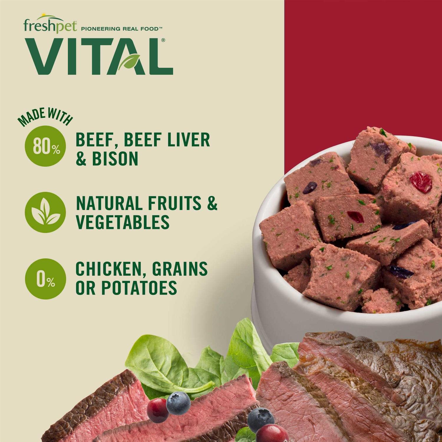 Grain-Free Beef & Bison Fresh Dog Food R63872