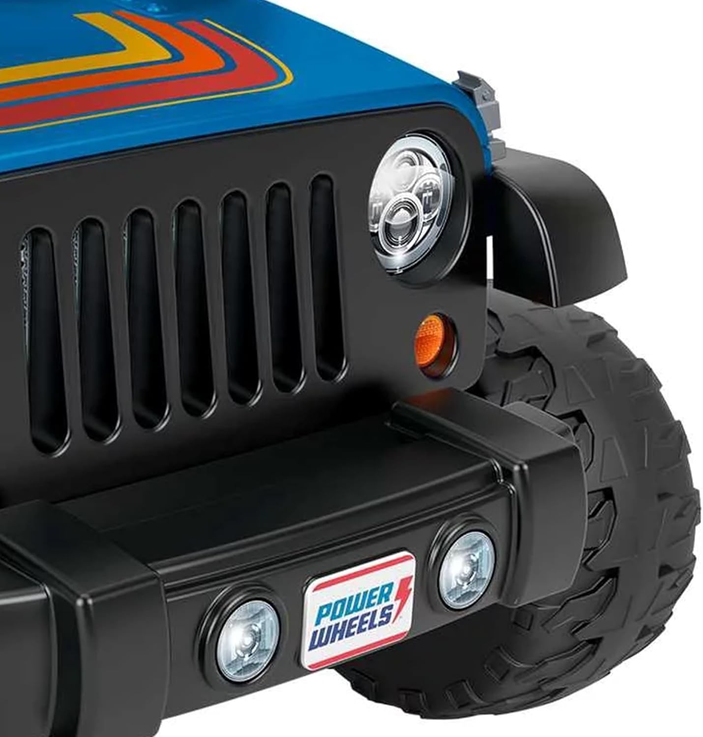 Battery Operated 2 Seater Ride On Jeep Toy Car with Working Lights and Storage A304556