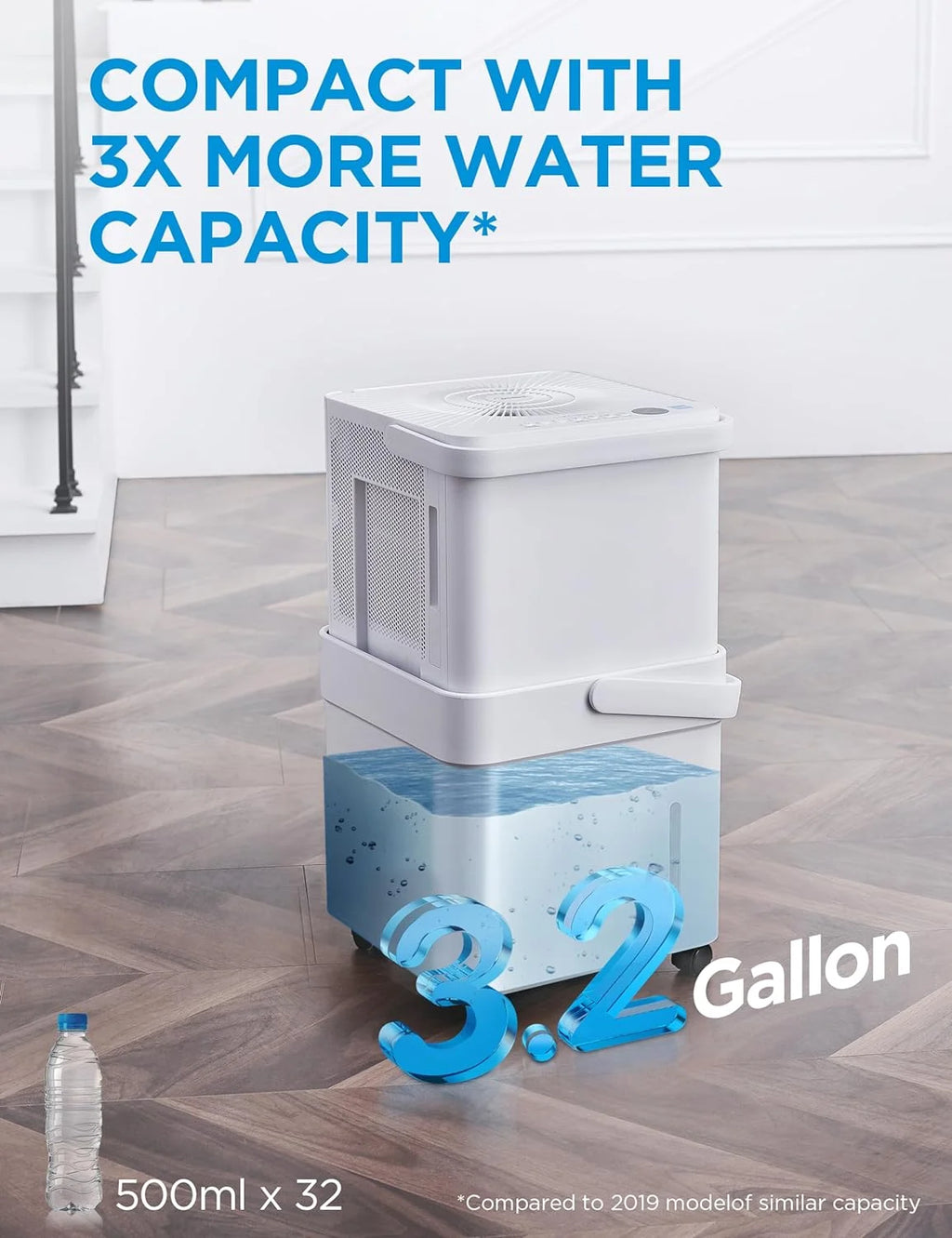 Smart WiFi Dehumidifier, 20-Pint, 2,000 sq. ft. Coverage G35587