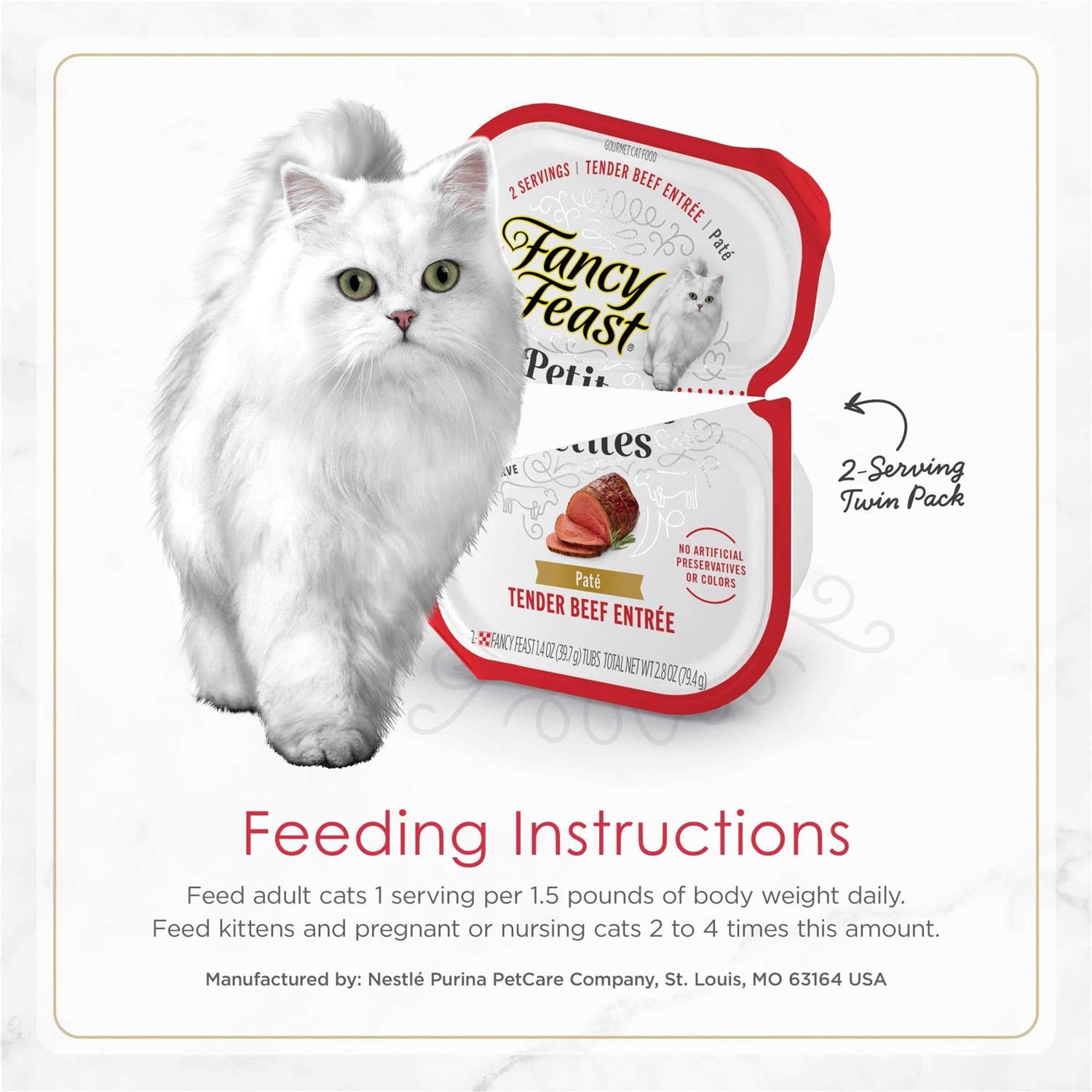 Gourmet Pate Tender Beef Entree Wet Cat Food Y855