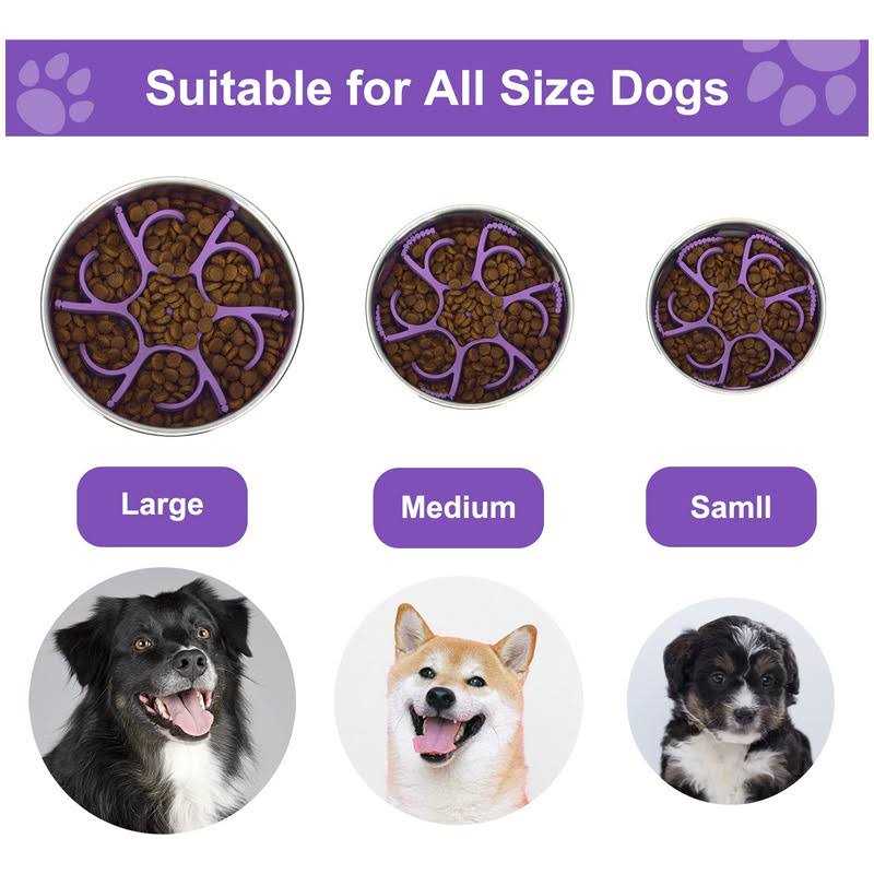Silicone Spiral Dog Slow Feeder Bowl Insert D62761