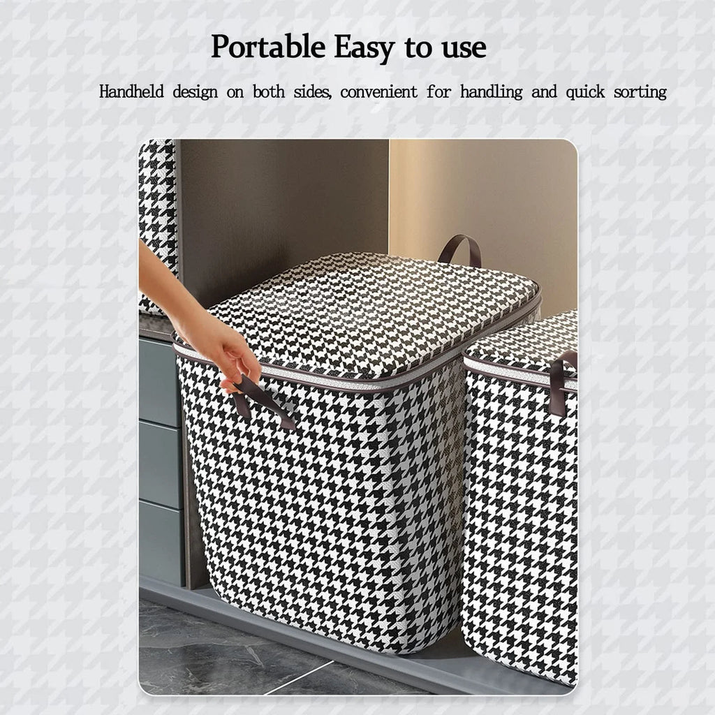 Portable Wardrobe Storage Bags with Wheels J536784