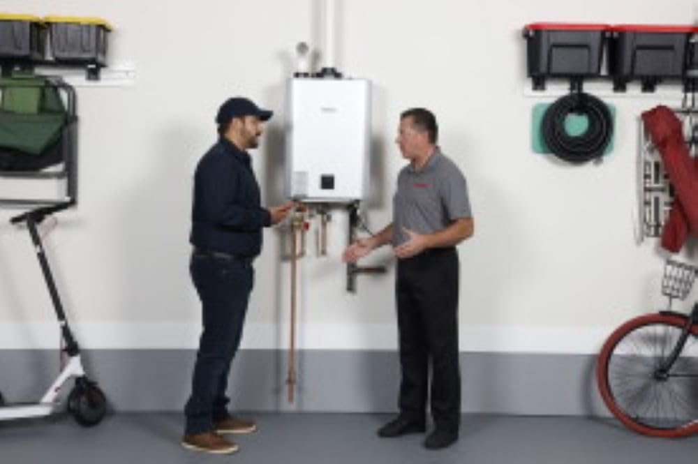 Condensing Tankless Water Heater, Indoor or Outdoor, 11.1 GPM J906163