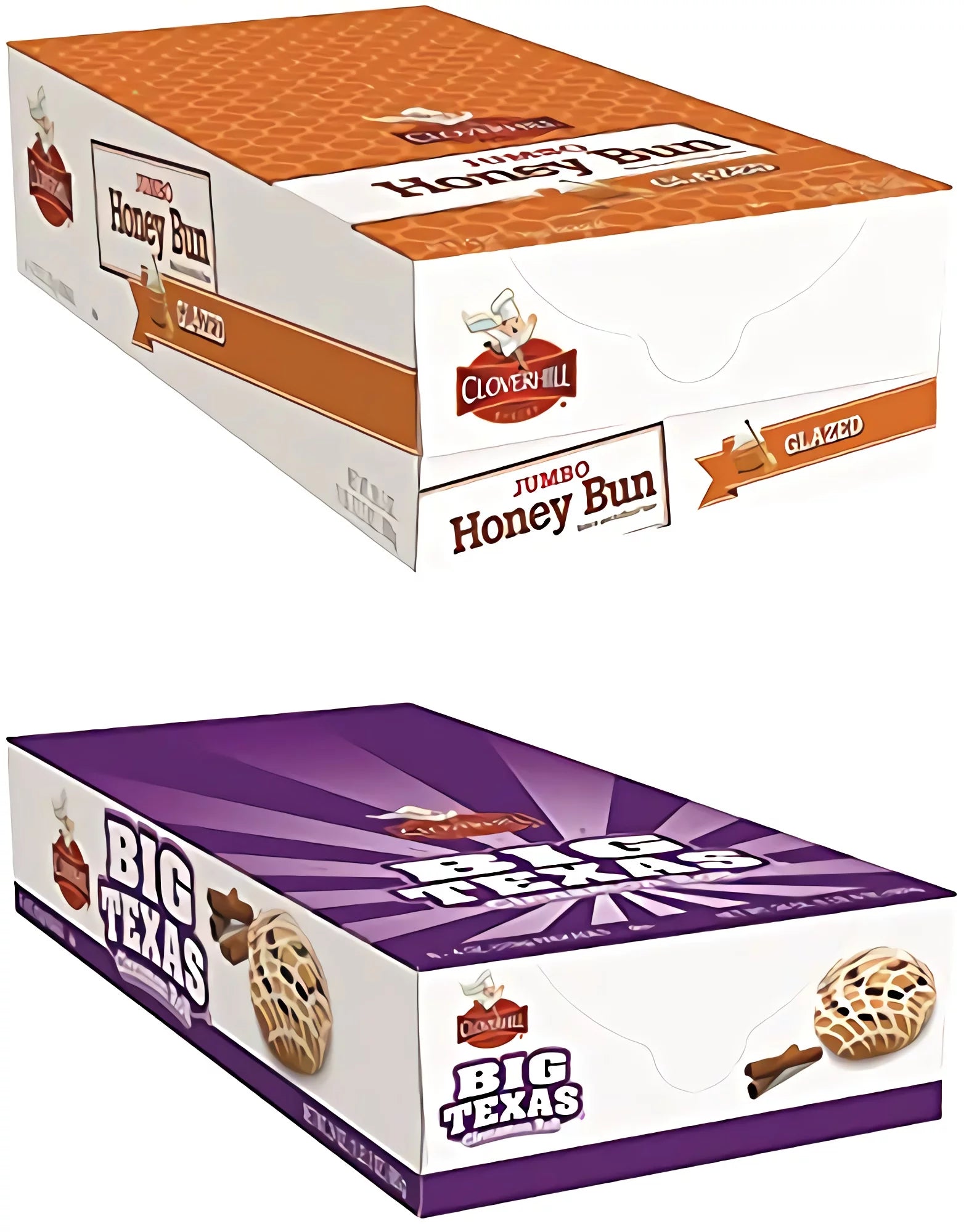Jumbo Glazed Honey Bun & Cinnamon Roll Combo, 12 Pack Y560