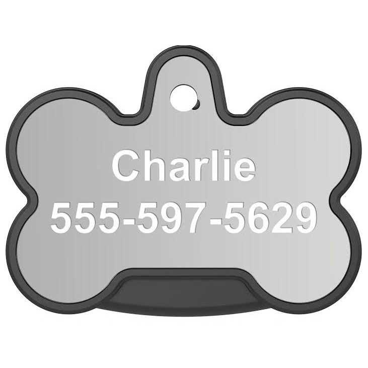 Smart Tag Dog Bone Personalized ID and Tracker E59321