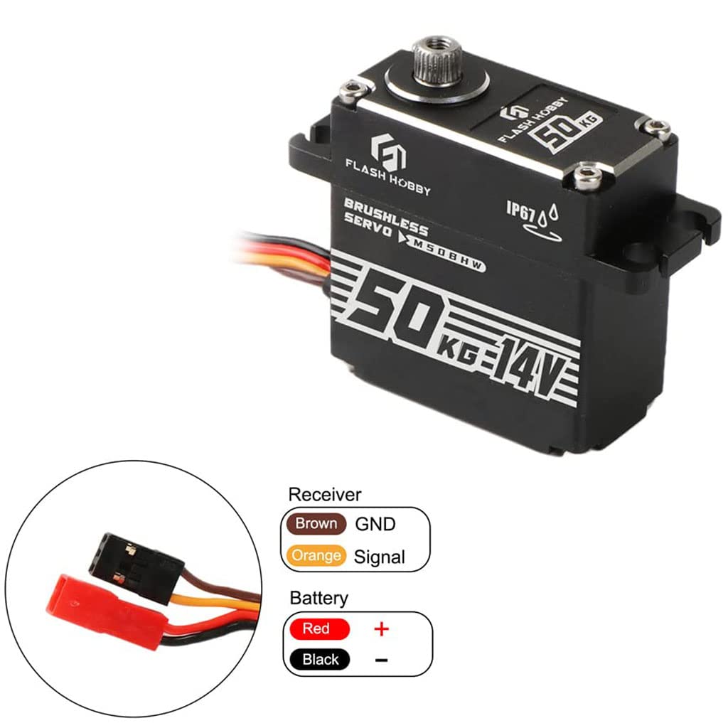 Waterproof Digital Brushless Servo Motor for RC Crawler Car Robot Boat C698717