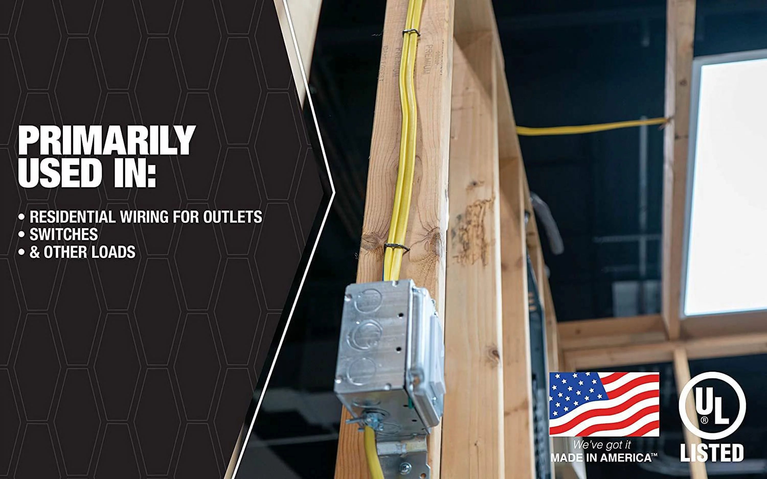 25 ft 12/2 NM-B Indoor Electrical Wire with Ground X177