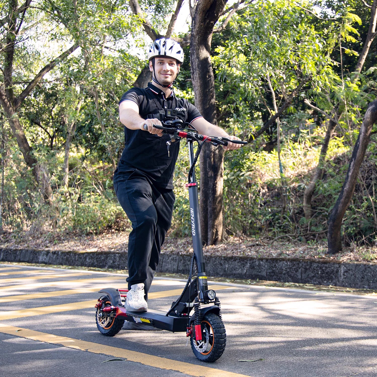 Electric Scooter 28 mph, 25 Miles Range, 700W, 10" Tires, Foldable A877022