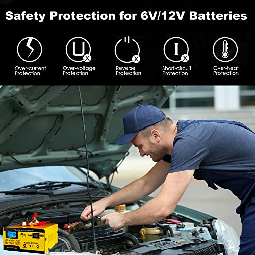 15A Smart Car Battery Charger Maintainer with Pulse Repair N988