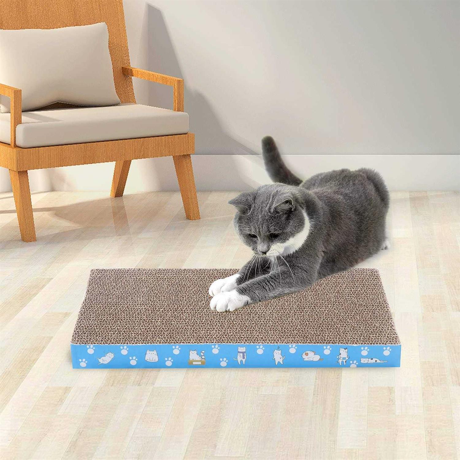 Cat Scratch Pad Cardboard, Reversible, 5 Pack J5249
