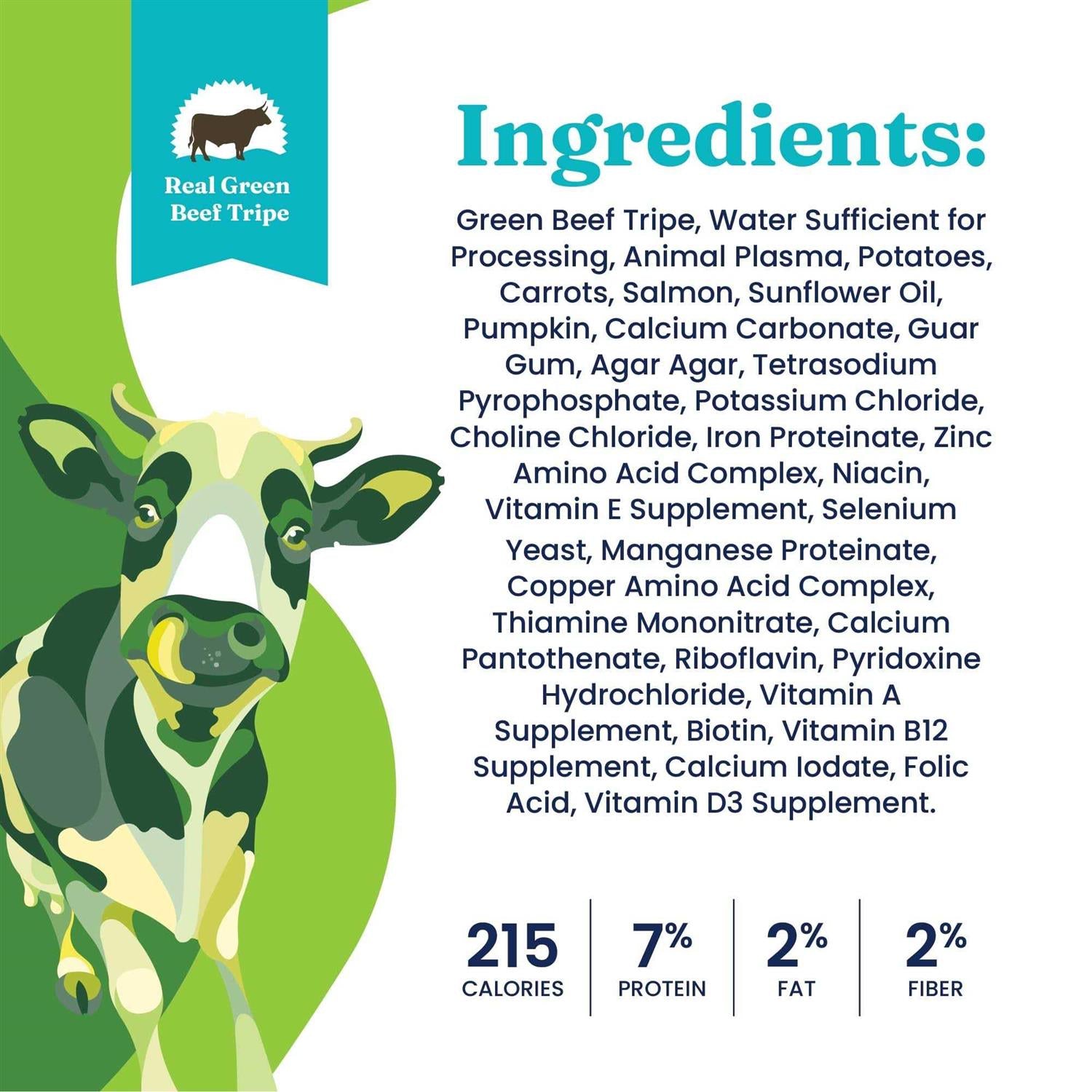 Green Cow Tripe Beef Free Dog Food H345
