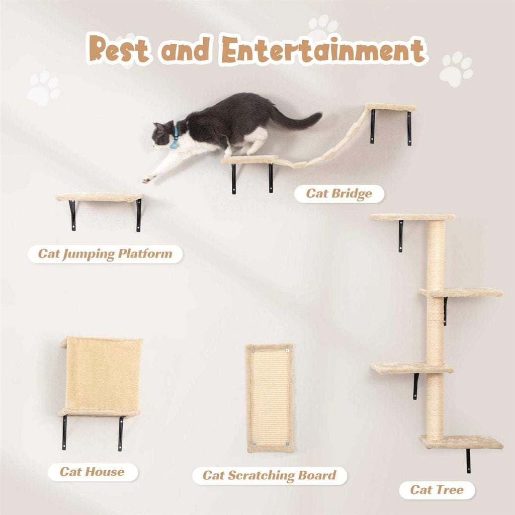 Wall Mounted Shelves Cat Tree Y362