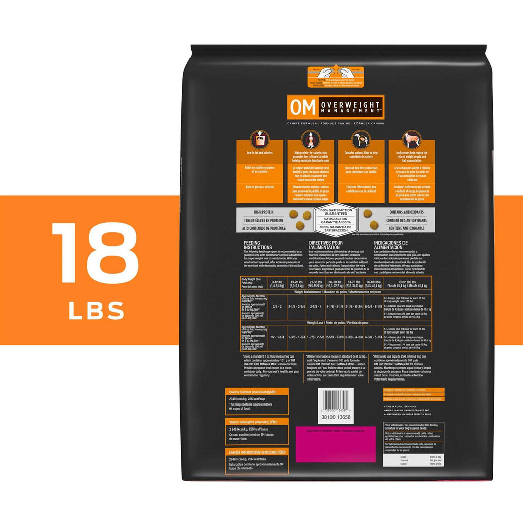 Overweight Management Dry Dog Food L3724
