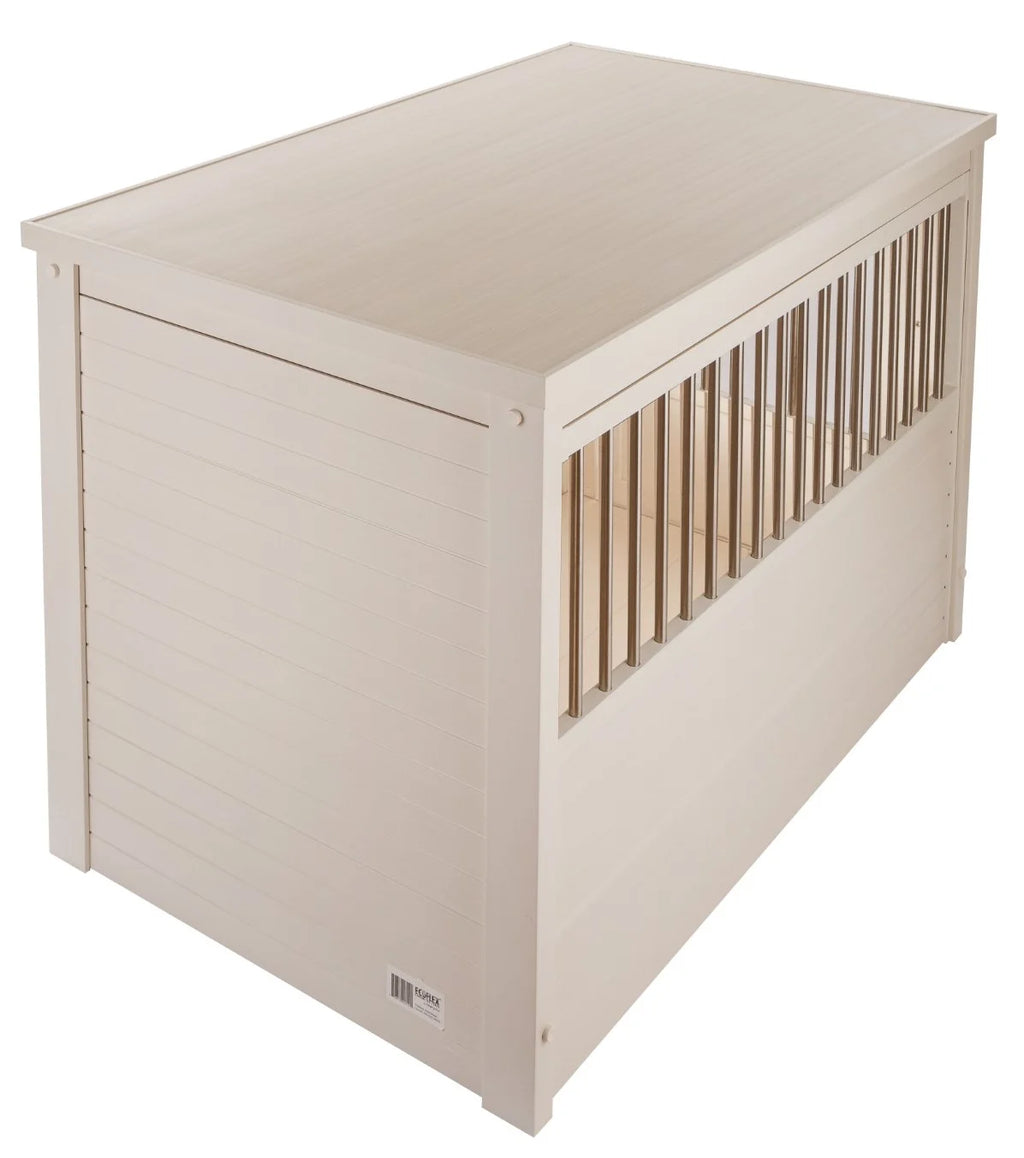 Dog Crate End Table - Antique White Medium Z35233
