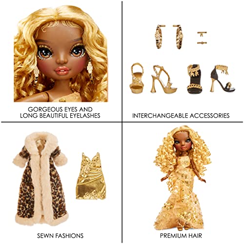 Posable Fashion Doll with 2 Designer Outfits and Vanity Playset H165