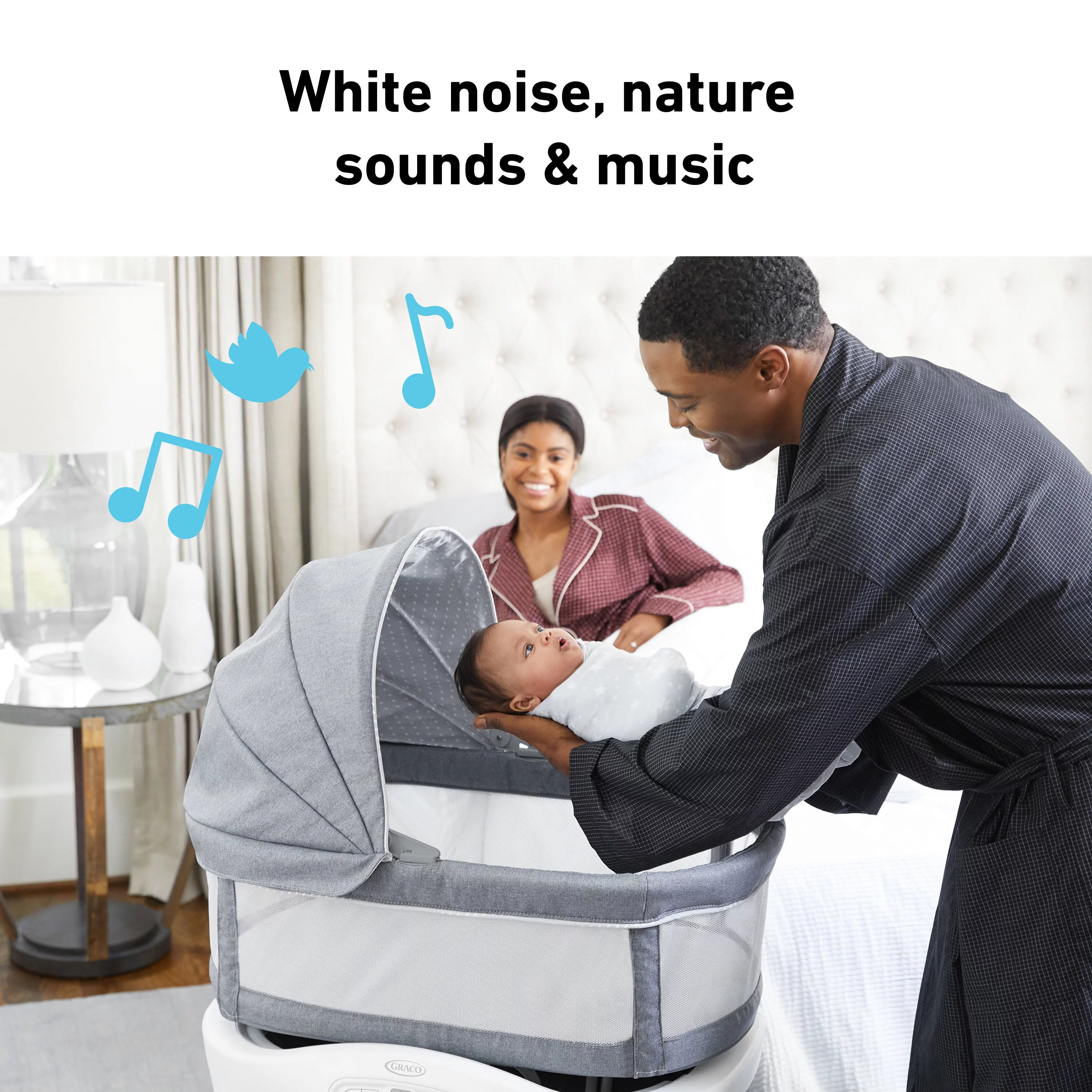 Bassinet with Cry Detection Technology N99807