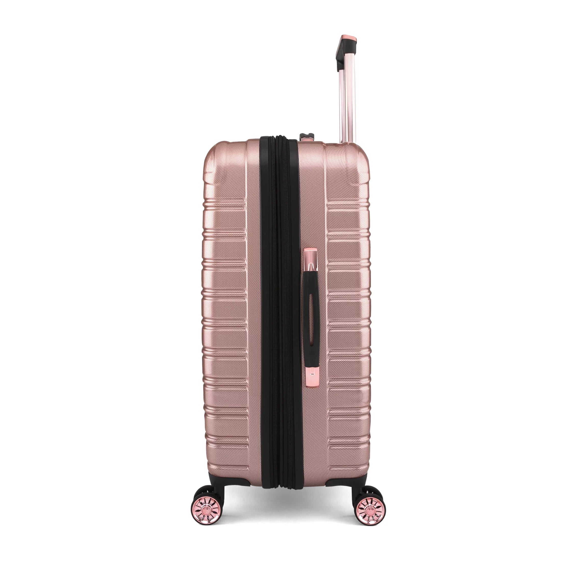 Hardside Luggage 3 Piece Set, 20" Carry-on, 24" and 28" Checked, Rose Gold G1720