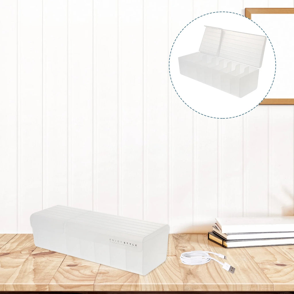 Slim USB Cable Organizer Storage Box U5473