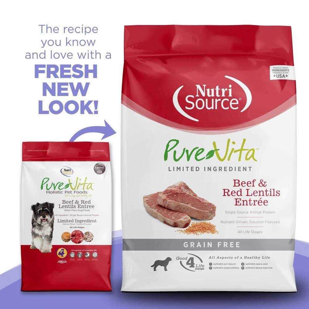 Grain Free Dry Dog Food with Beef and Red Lentils I69596