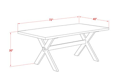 9 Piece Dining Room Table Set with Rectangle Table and 8 Chairs F385241