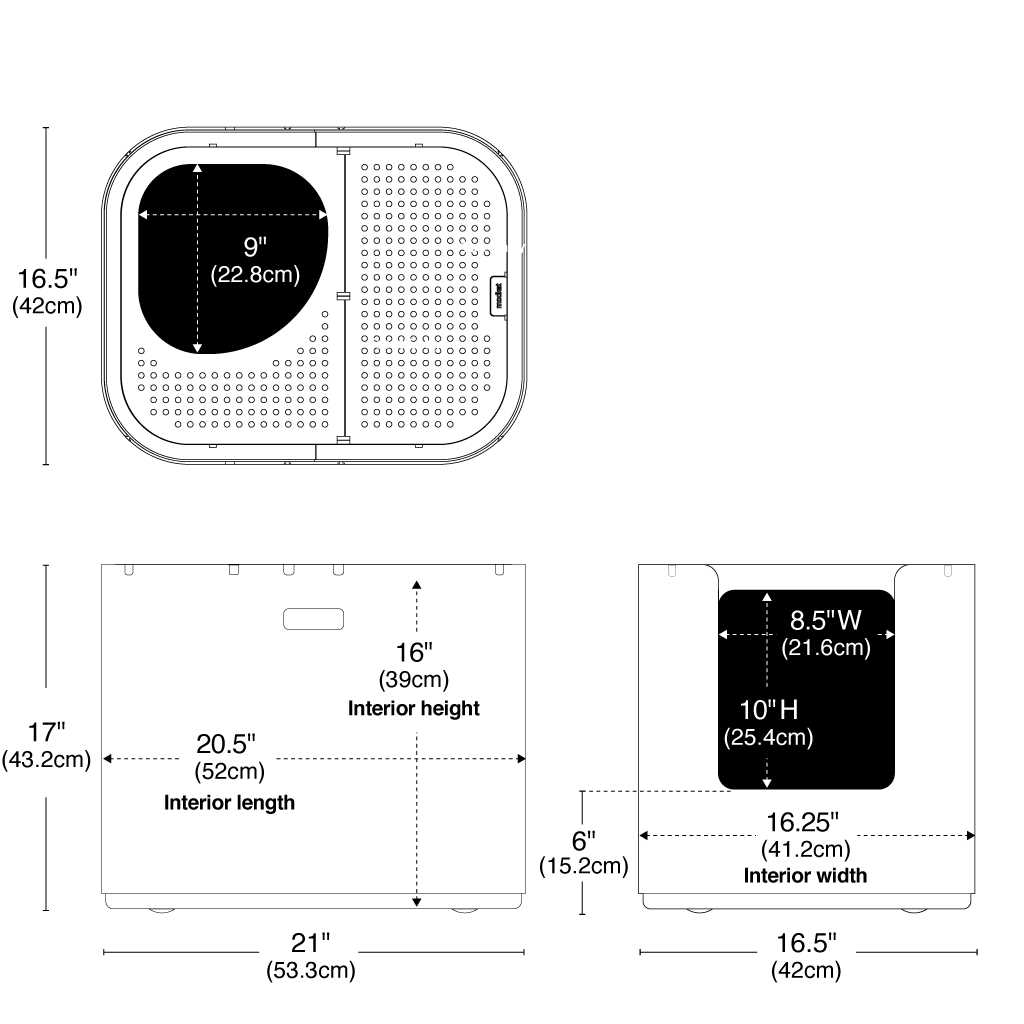 XL Litter Box, Top-Entry or Front-Entry Configurable Z998