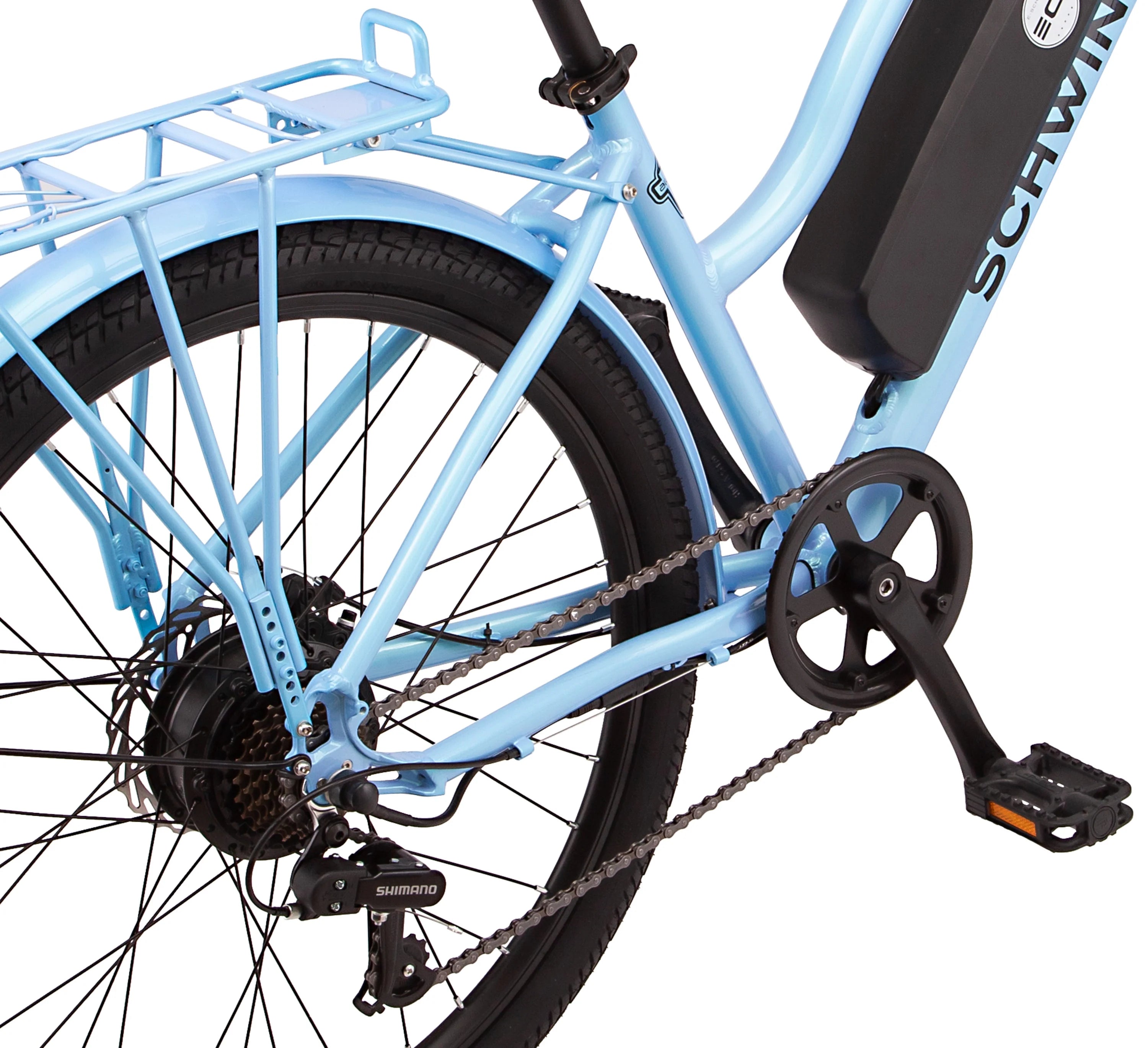 26" Electric Cruiser Bike for Adults, 7 Speeds G91849