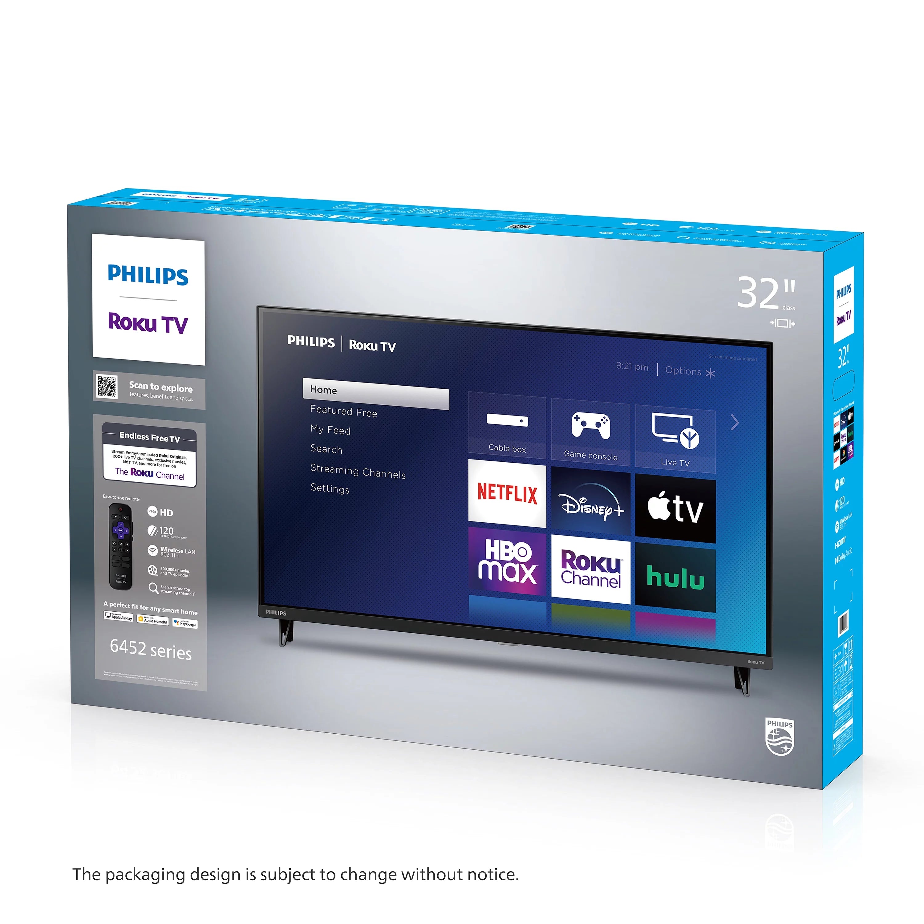 32" HD Smart Roku Borderless LED TV A910663