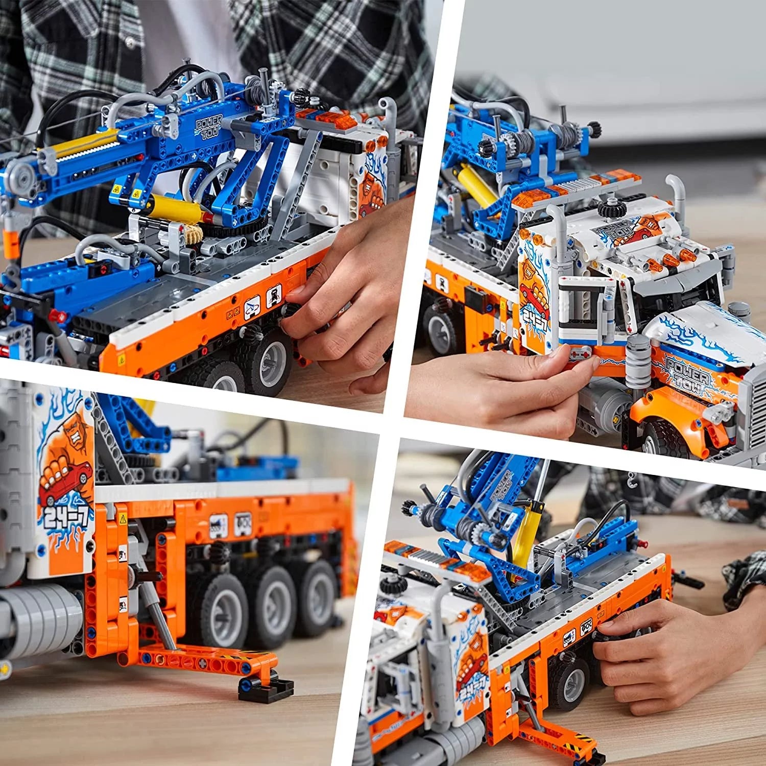 Heavy-Duty Tow Truck with Crane N570