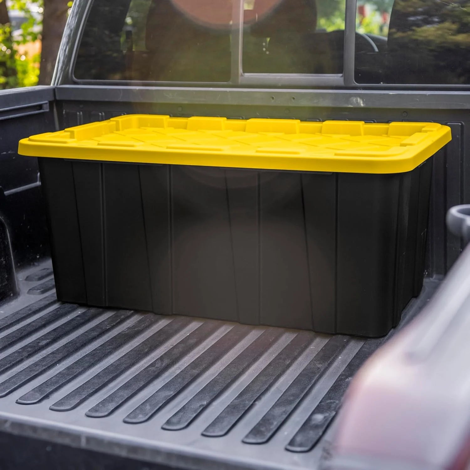 Stackable Storage Bin with Lid, 4-Pack S981