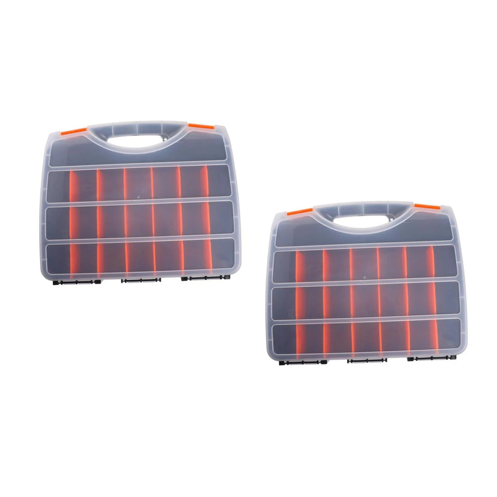 Screw Tool Organizer with Removable Dividers, Impact Resistant Storage Bins I8755