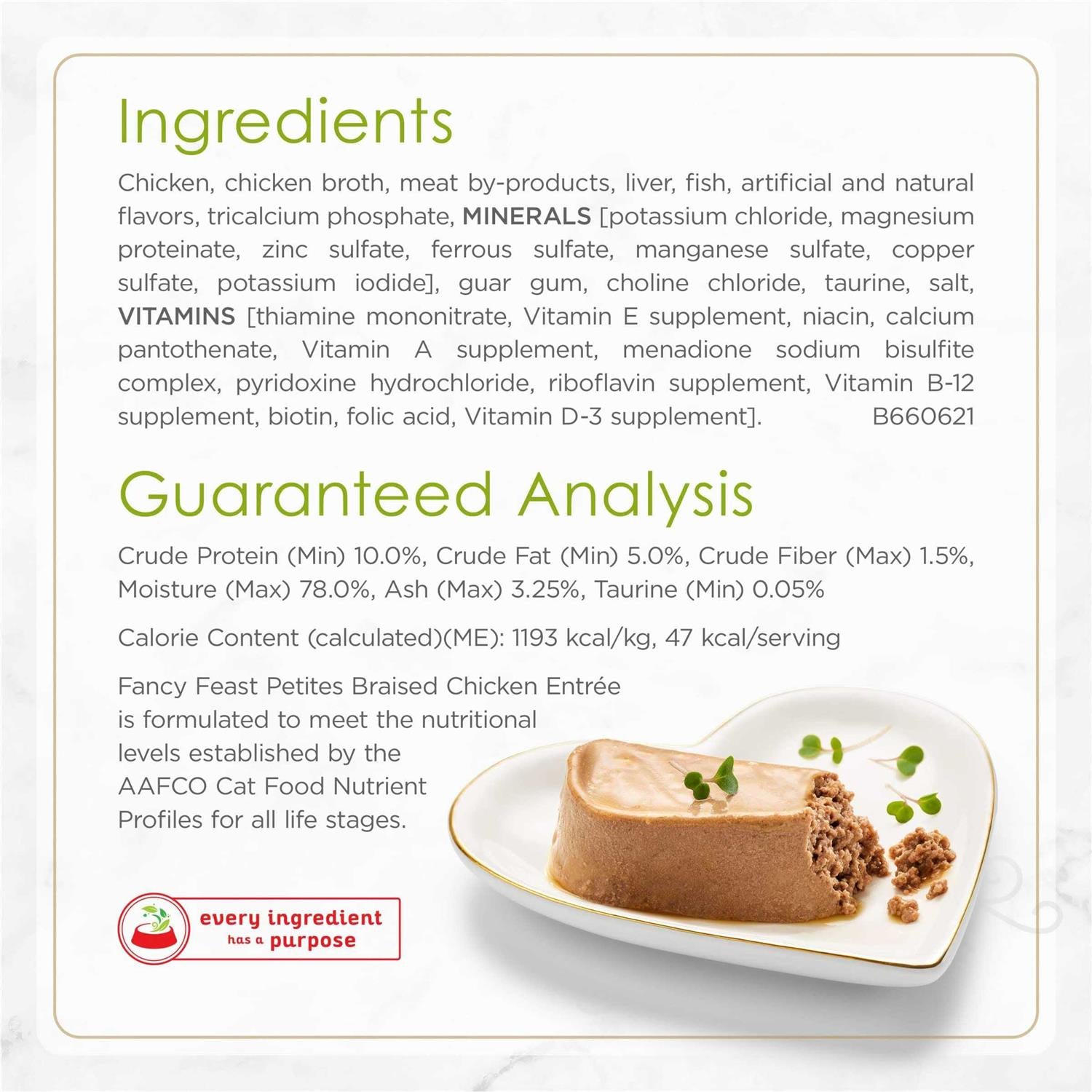 Braised Chicken Pate Wet Cat Food P2565