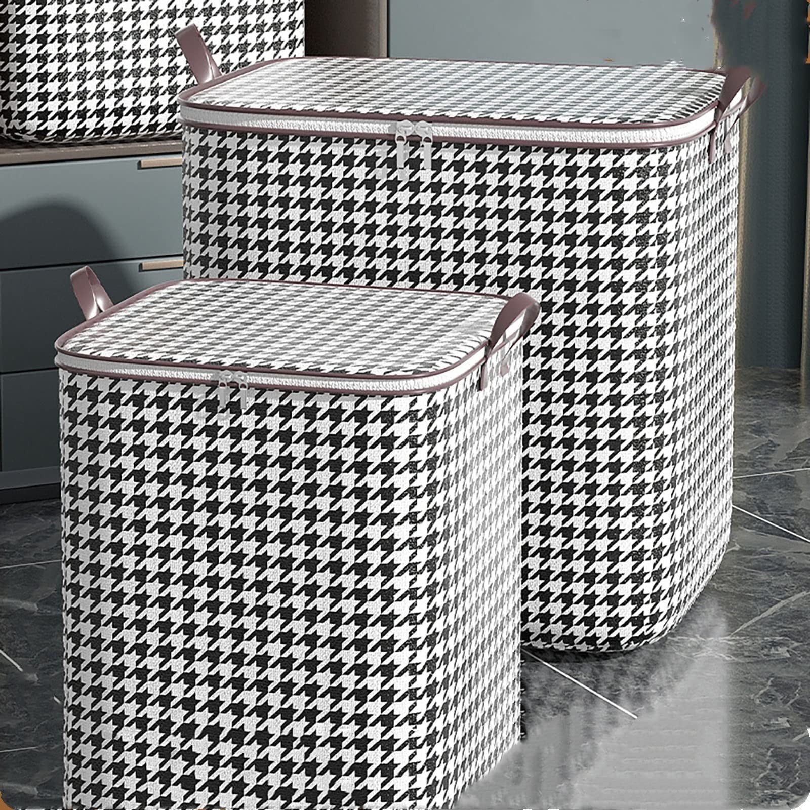 Portable Wardrobe Storage Bags with Wheels J536784