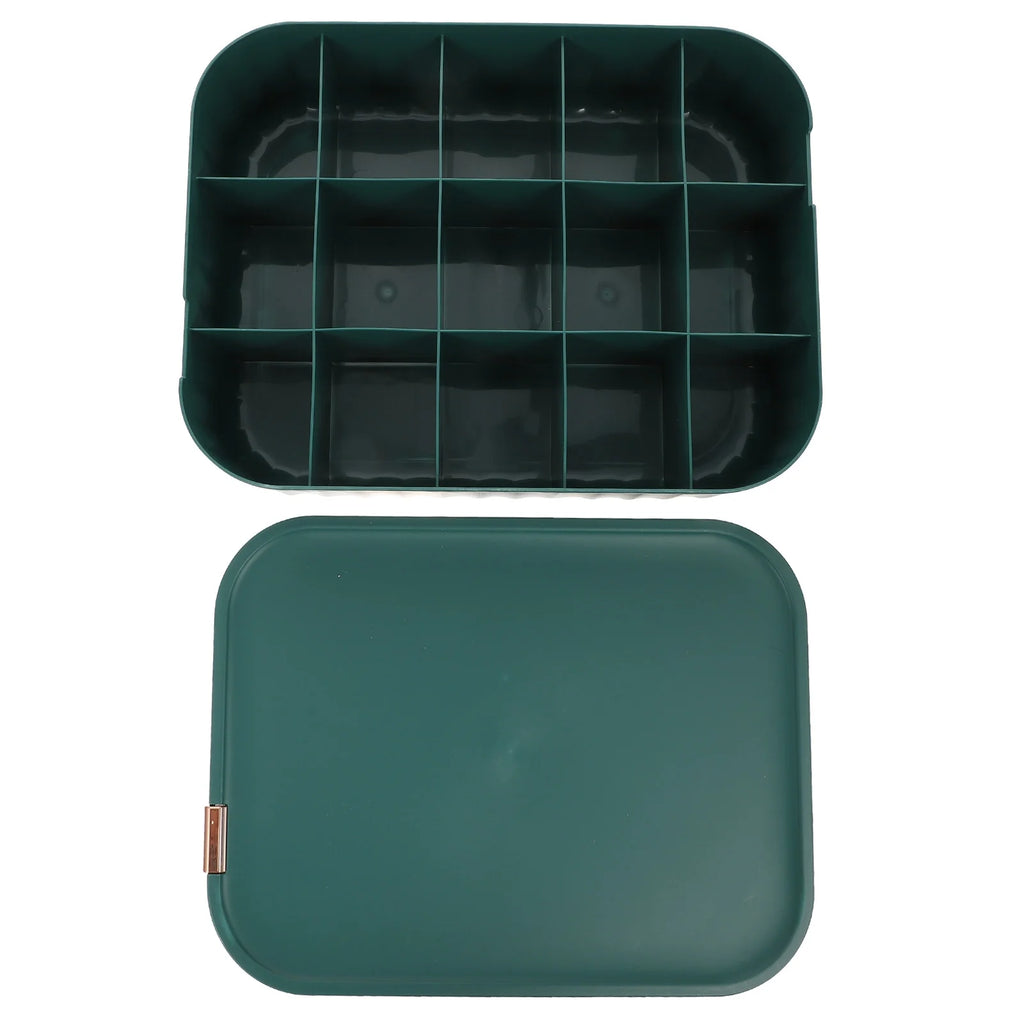 Underwear Drawer Storage Organizer Bin Box Green H647