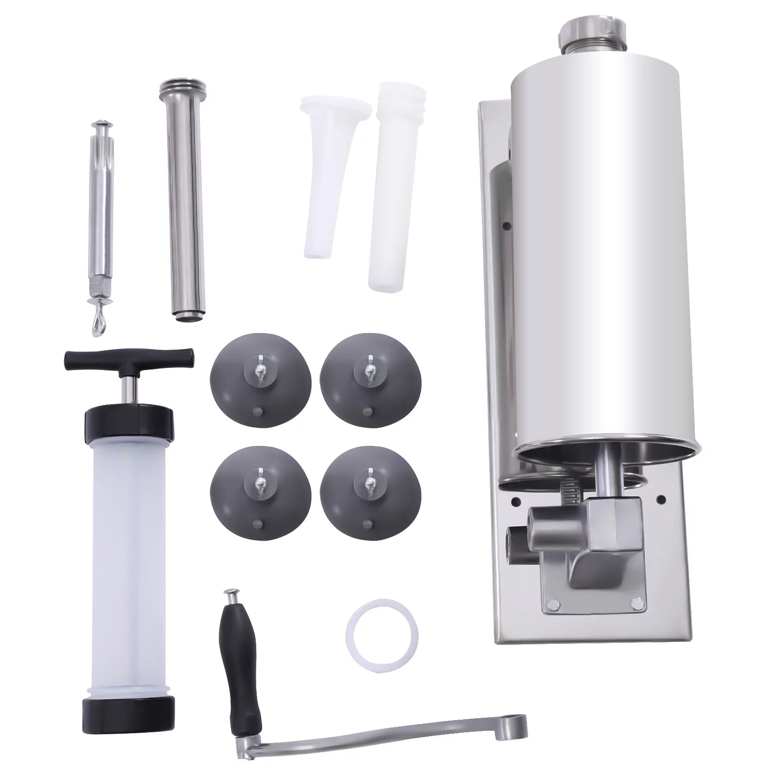 Manual Stainless Steel Horizontal Sausage Stuffer 4L V209
