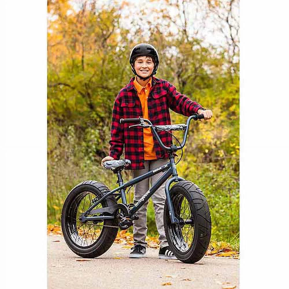 20" Fat Tire Mountain Bike, Black/Gray N276681