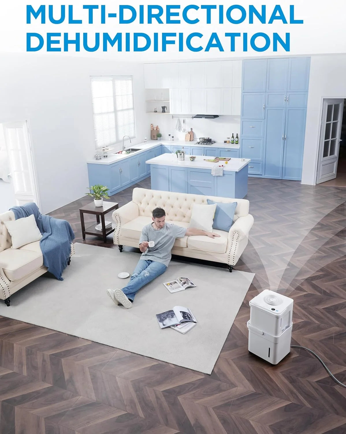 Smart WiFi Dehumidifier, 20-Pint, 2,000 sq. ft. Coverage G35587