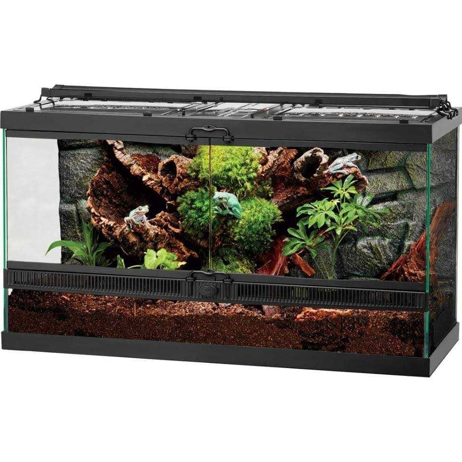 Front Opening Terrarium with Realistic Rock Foam Background P98502