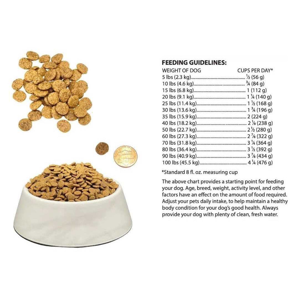 Holistic Natural Adult Dry Dog Food, Chicken Meal and Brown Rice Recipe 6.6 lb Bag E486