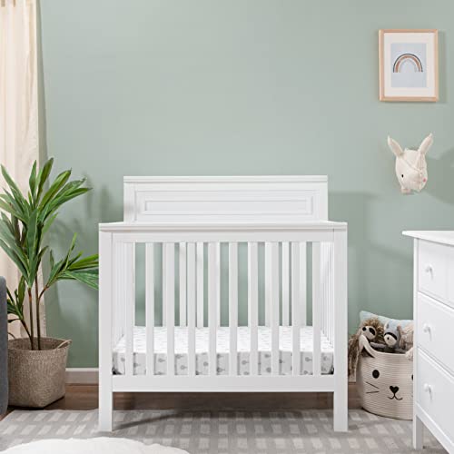 4-in-1 Convertible Mini Crib in Chestnut H423540