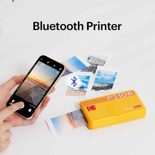 Portable Photo Printer with 68 Sheets Bundle, White E75554