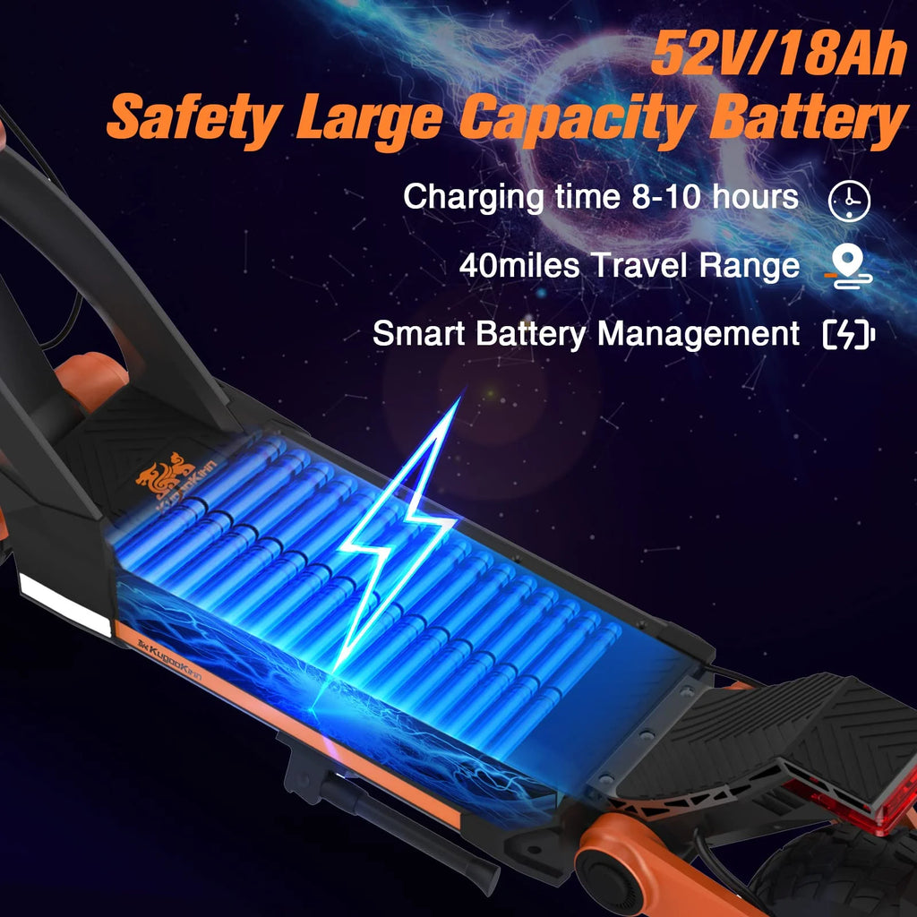 Electric Scooter for Adults 1200W Motor 31 mph Off Road Tires E116