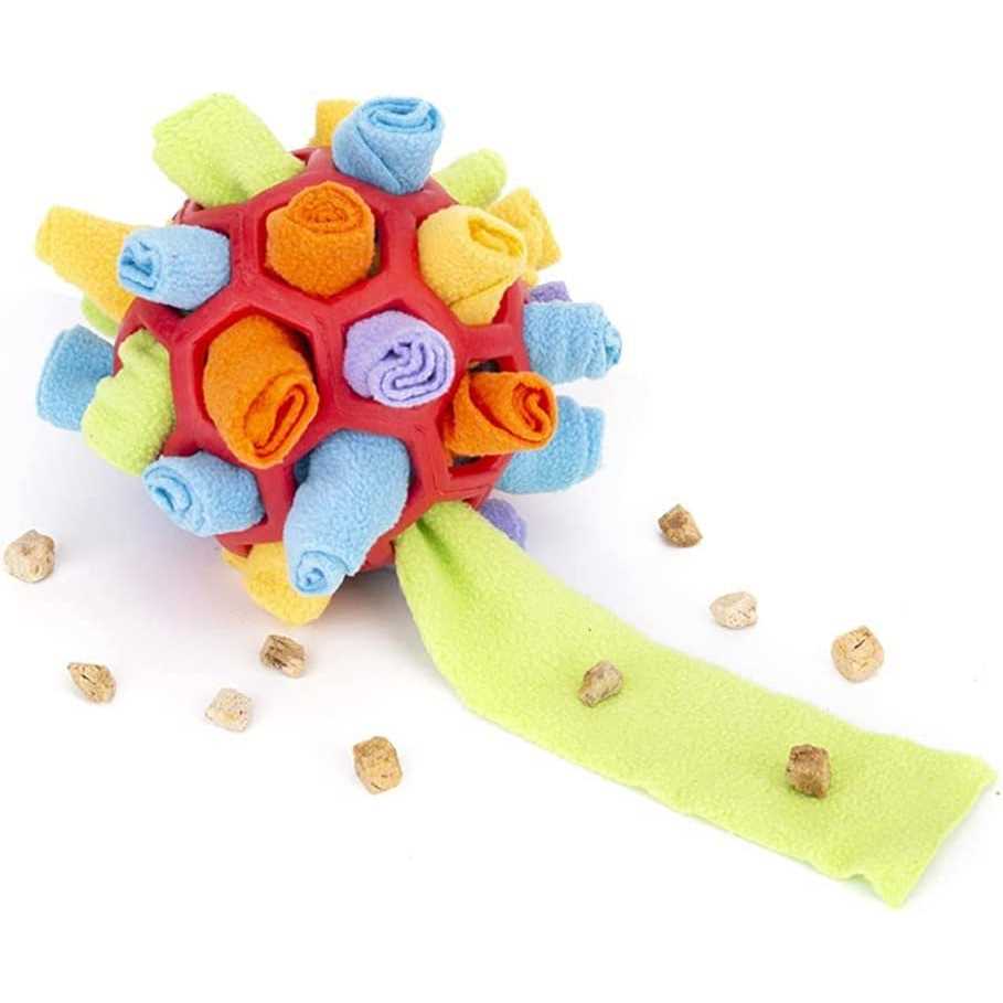 Interactive Dog Puzzle Toys Snuffle Ball Slow Feeder Training K534548
