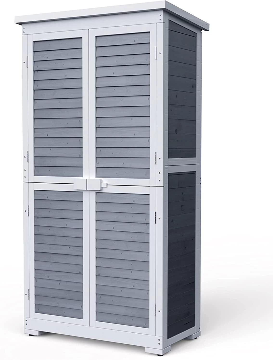 Outdoor Storage Cabinet Garden Shed with Asphalt Roof F332