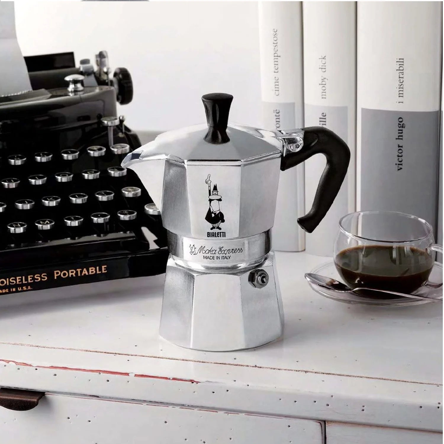 Aluminum 6 Cup Stovetop Espresso Coffee Maker Y64289