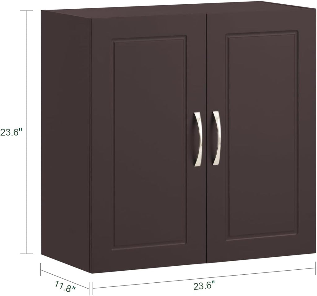 Laundry Hamper Cabinet with 2 Drawers and Wall Cabinet J433