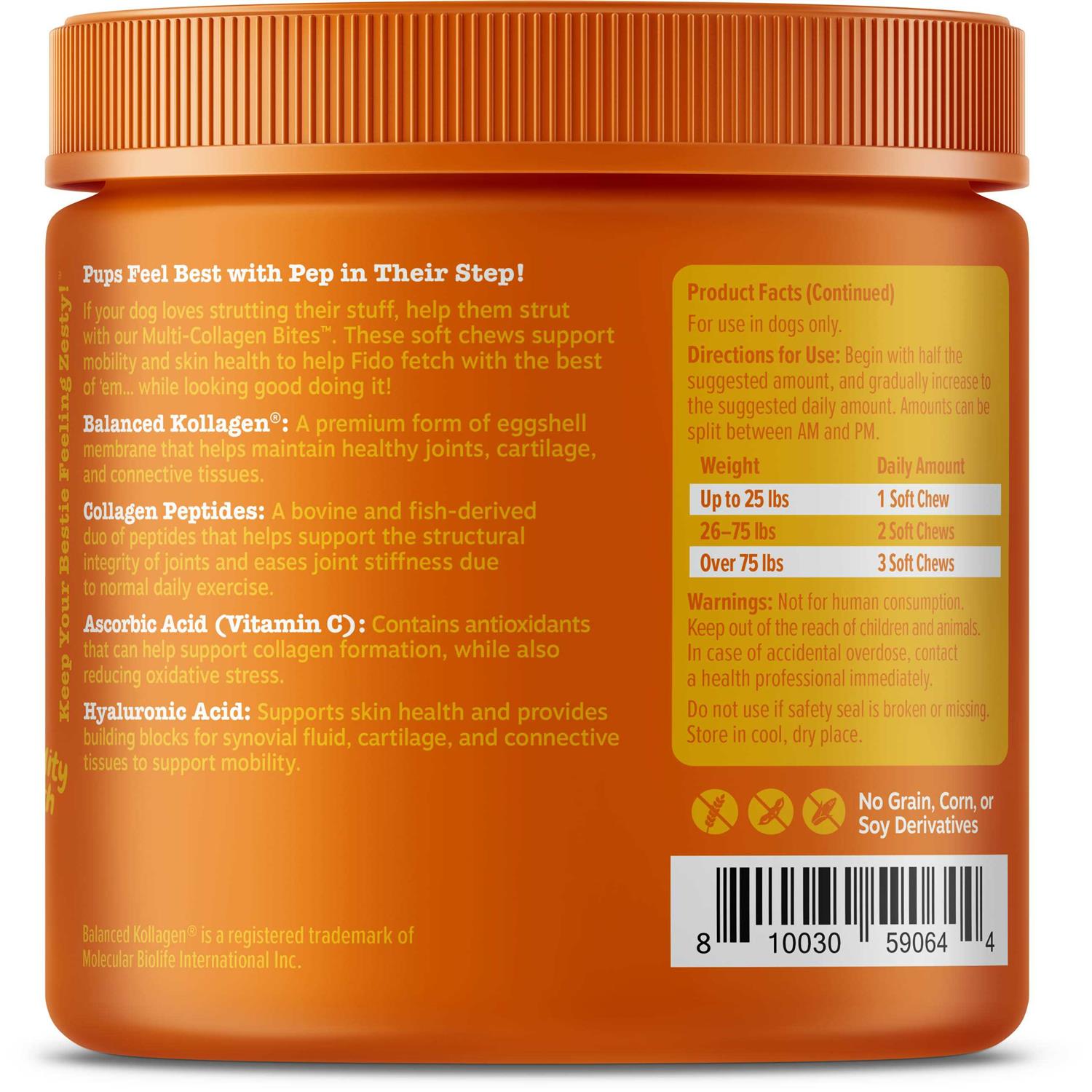 Multi-Collagen Bites for Dogs E3634